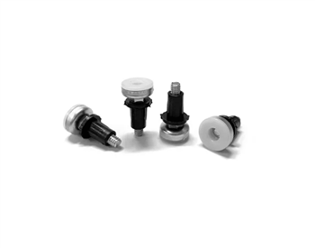 Sapata Pé Niveladora Metal Com Bucha 1/4x1 10 Peças