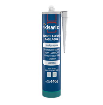 Selante Acrilico Base Agua Trincas E Fissuras 440g - Branco
