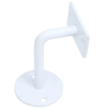 Suporte Para Corrimão Com Base Redonda Branco