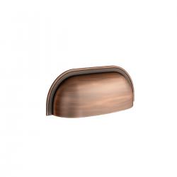 Puxador Belluno 64/92mm Cobre Velho Opaco - Obispa