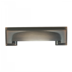 Puxador Colonial 219 Concha Quadrado 96mm Cobre Velho - ItalyLine