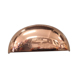 Puxador Concha 64mm Cobre Brilhante - Gruppa