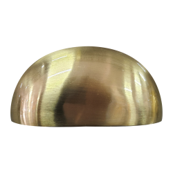 Puxador Concha 64mm Dourado Escovado - Gruppa