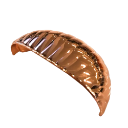 Puxador Concha Ostra 64mm Cobre Brilhante - Gruppa