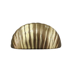 Puxador Concha Ostra 64mm Dourado Escovado - Gruppa