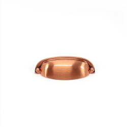 Puxador Concha Stilo 64mm Cobre Brilhante - Gruppa