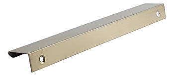 Puxador De Moveis Dourado Brilhante Alumínio Smart 128mm