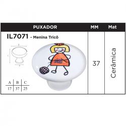 Puxador IL7071 Menina Trico