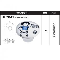 Puxador IL7042 Menino Gol
