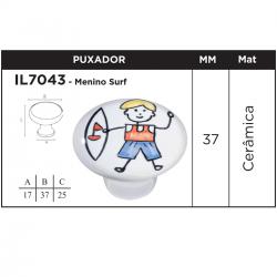 Puxador IL7043 Menino Surf