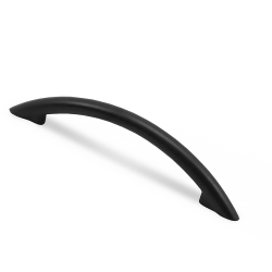 Puxador para móveis Preto Reale 128mm - BigFer