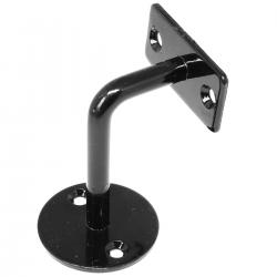 Suporte Para Corrimão Com Base Redonda Preto