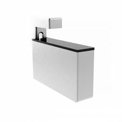Suporte para Prateleira Shark Slim Cromo Acetinado SP-165CA - Rometal