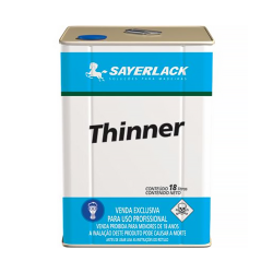 Thinner Profissional 18 Litros - Sayerlack