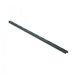 Trilho para Prateleira em Aco 150cm Preto - Zamar