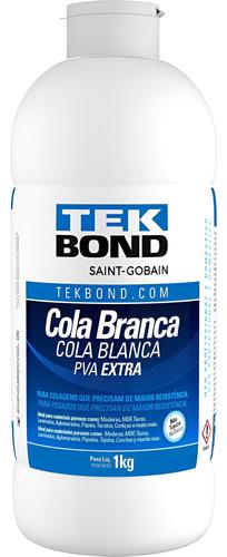 Cola Branca Artesanato Pva Extra 1kg Tekbond