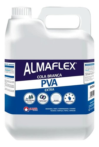 Cola Branca Extra 813 5kg Almaflex