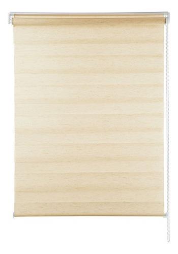 Cortina Persiana 1.40x1.60m Zebra Dupla Bege Evolux