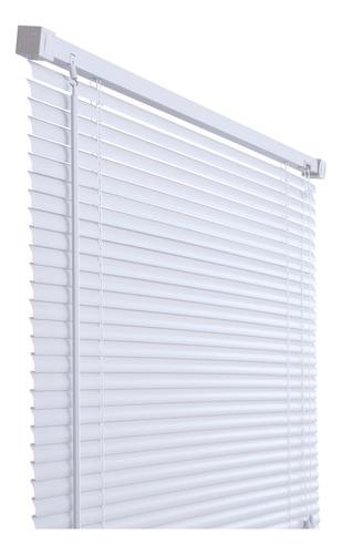 Cortina Persiana Horizontal Branca Quarto Cozinha Evolux