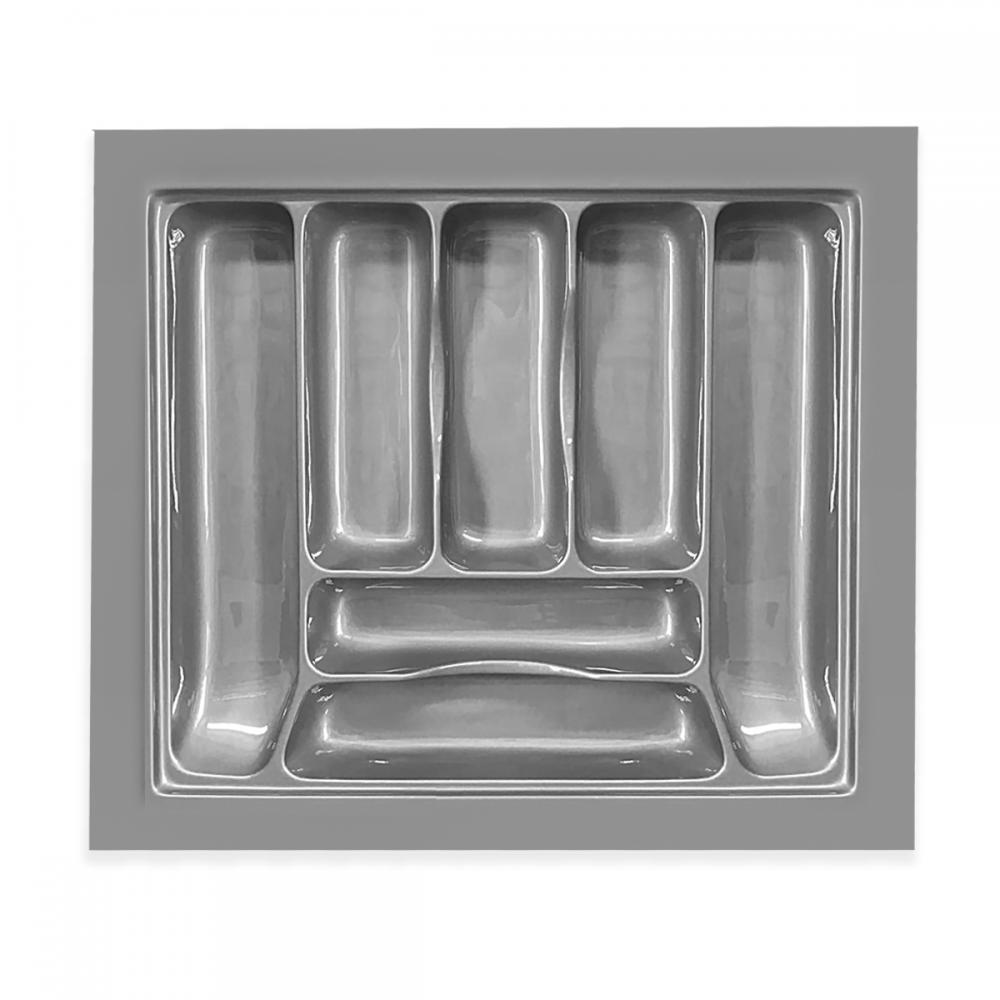 Divisor Organizador de Talheres DT-40 para Gaveta 560x500mm Cinza - Moldplast