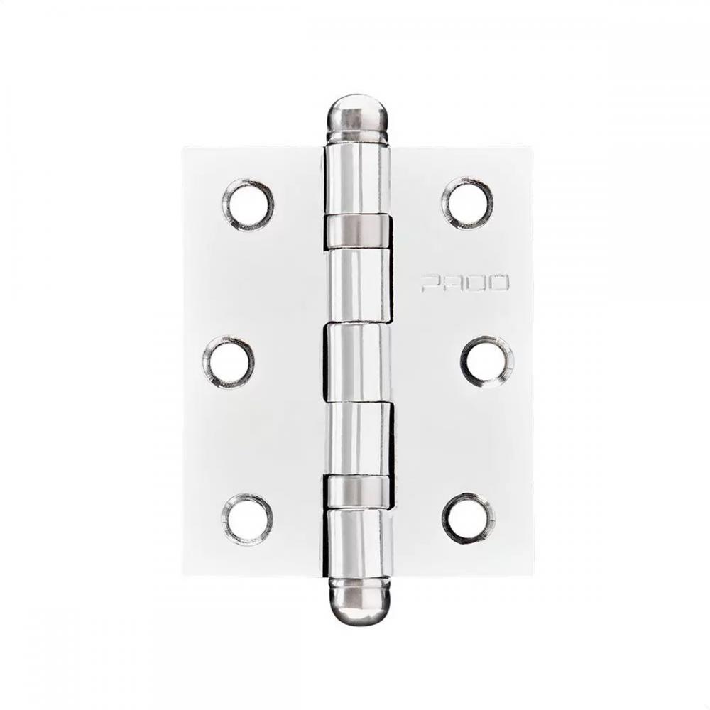 Dobradiça com Rolamento 3.1/2x3" Inox Polido SM3530 - Pado