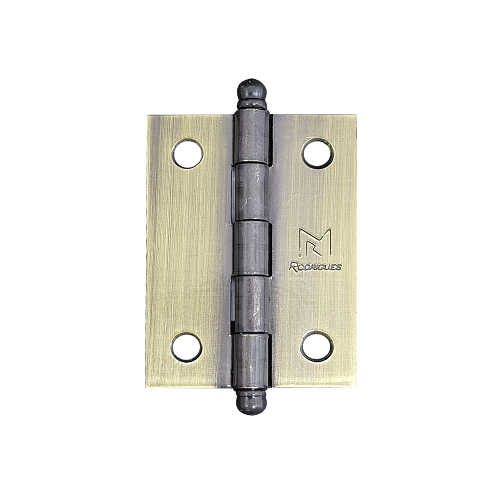 Dobradiça Leve 5300 2 Pol. Latão Antique com 3 Peças Rodrigues