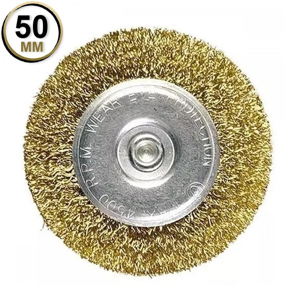 Escova Aco Circular Haste 6x50mm 744449 MTX