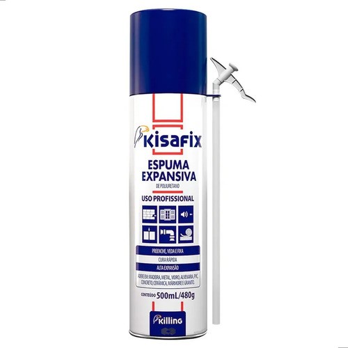 Espuma Expansiva Para Vedação 500ml Kisafix