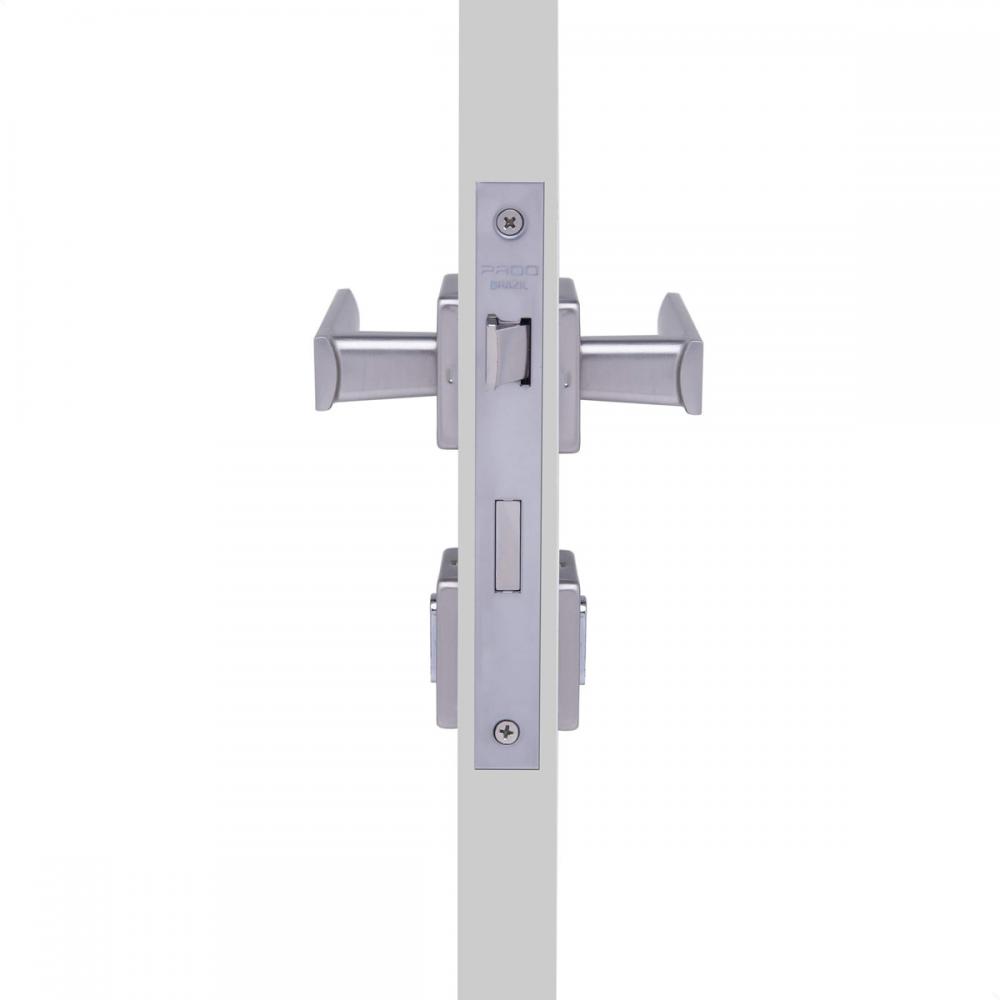 たろ Fechadura Externa Quadra com Roseta ZM 701-80E - Pado