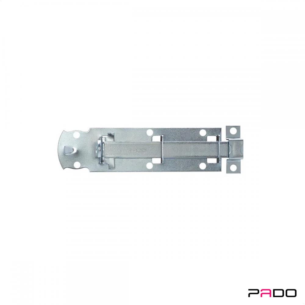Ferrolho Chato 100mm em Aço Carbono SM FC-4 ZB - Pado