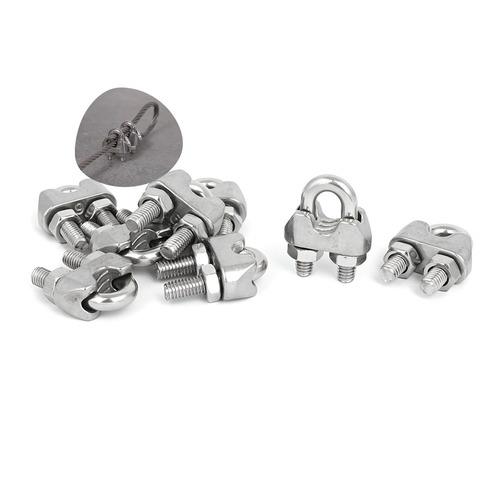 Grampo Clips Para Cabo De Aço 3/16 Profissional Unidade
