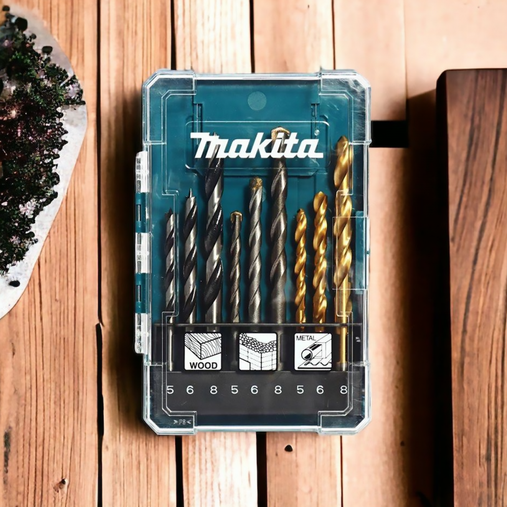 Jogo de Broca Misto 5mm à 8mm com 9 Peças D-71962 Makita