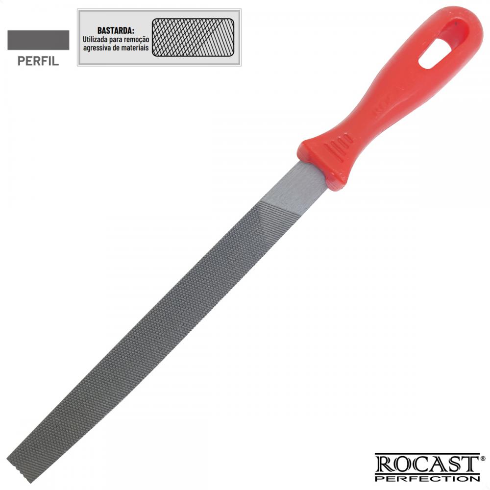 Lima Chata Bastarda de 10 Pol. 367,0003 - Rocast