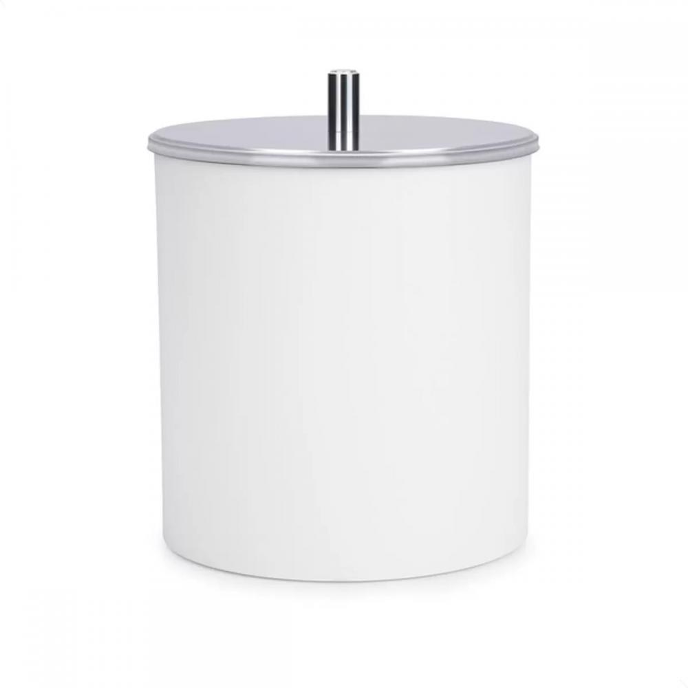 Lixeira PP com Tampa Inox 3400/202 5,4L Branca - Brinox