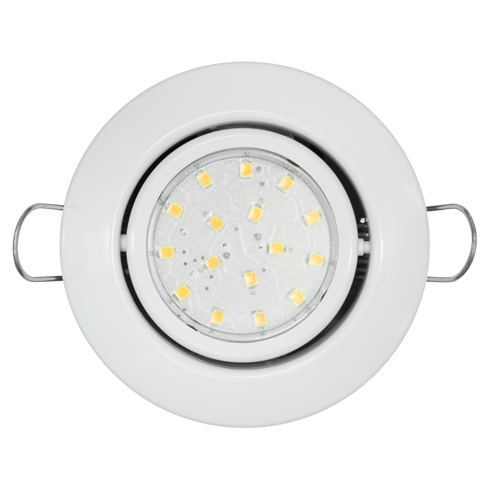 Luminária Led Spot Branco Frio de embutir Dicroled Branco 4,4W 1133