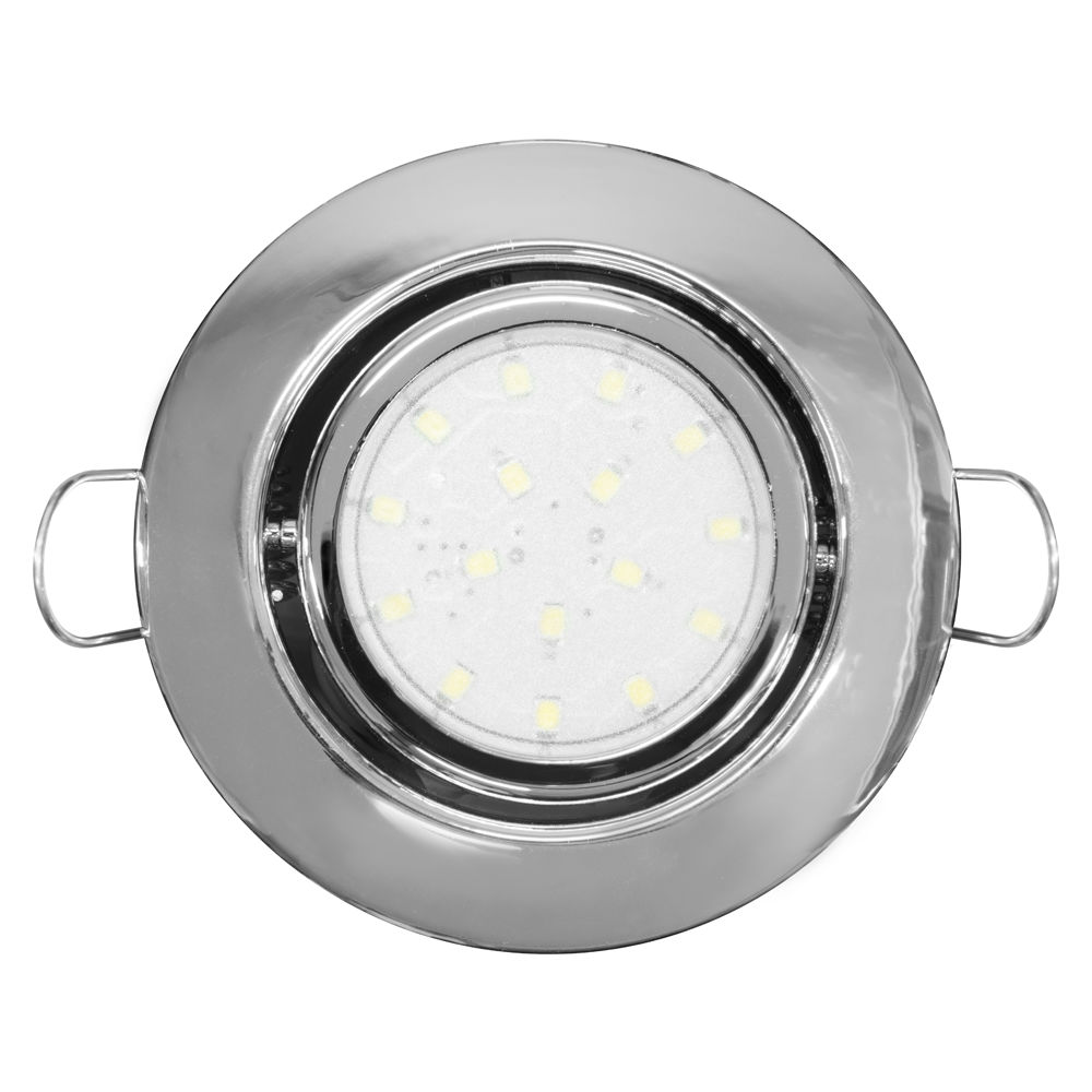 Luminária Led Spot Branco Frio de embutir Dicroled Cromado 4,4W1135