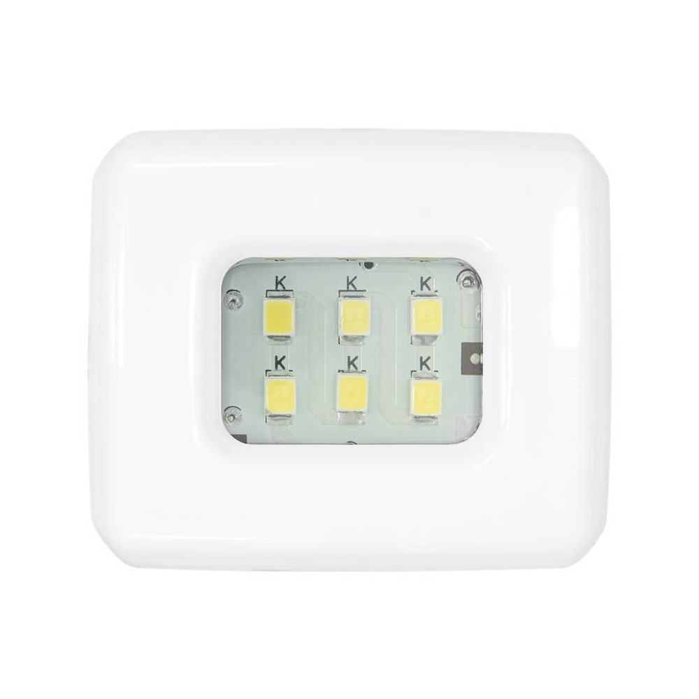 Luminária Led Spot Branco Frio de Embutir Para Móveis Branco 1,5W 1510
