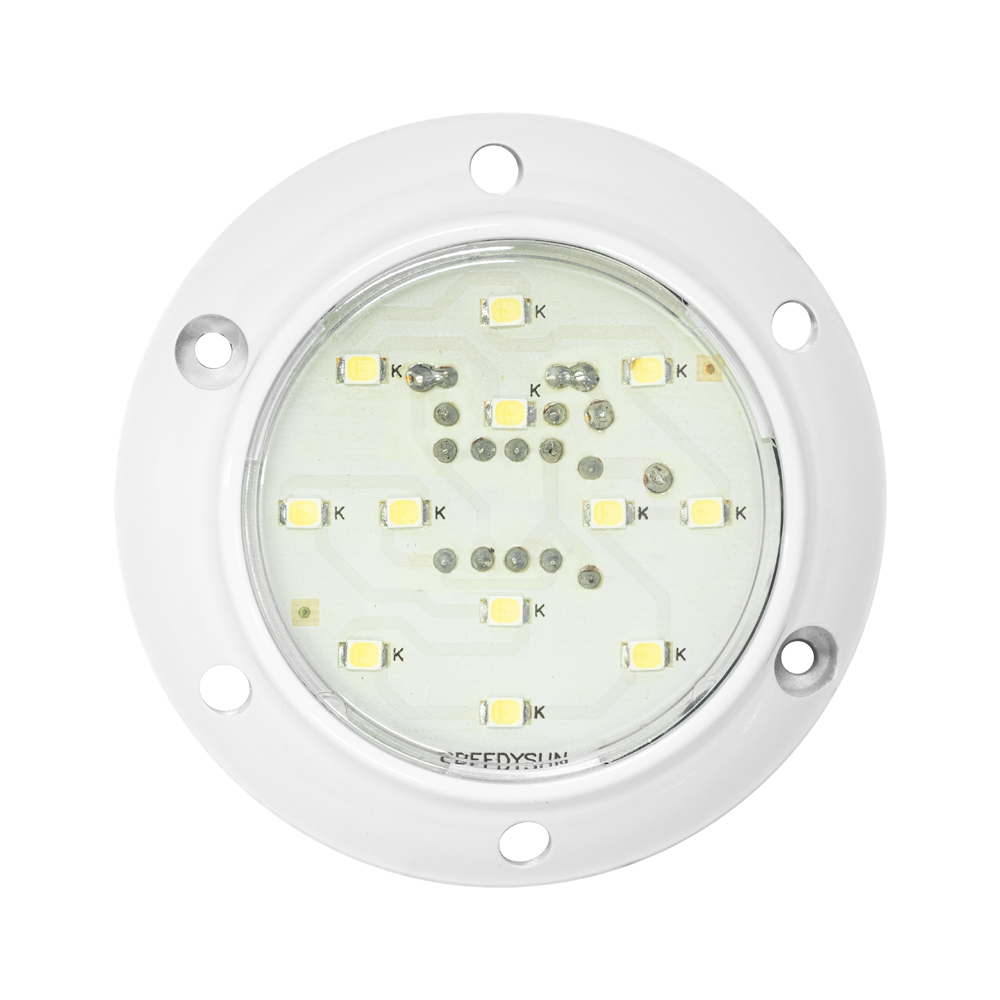 Luminária Led Spot Branco Frio de Sobrepor Dicroled Branco Externo 2W 1123