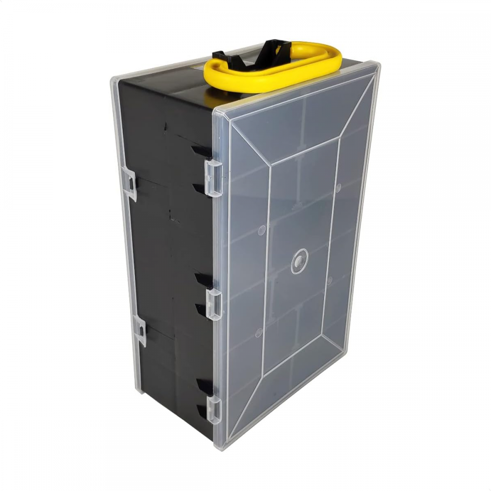Organizador Double Box 24 Divisórias Ajustáveis 4019 Polymer