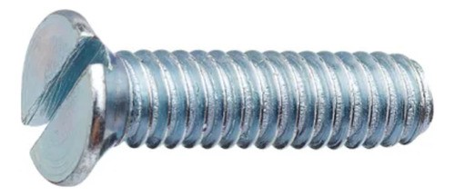 Parafuso Fenda Cabeça Chata Máquina 1/4 X 1.1/4 Zincado 100 pçs