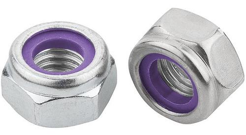 Porca Sextavada Trava Baixa Nylon M6 100 Peças
