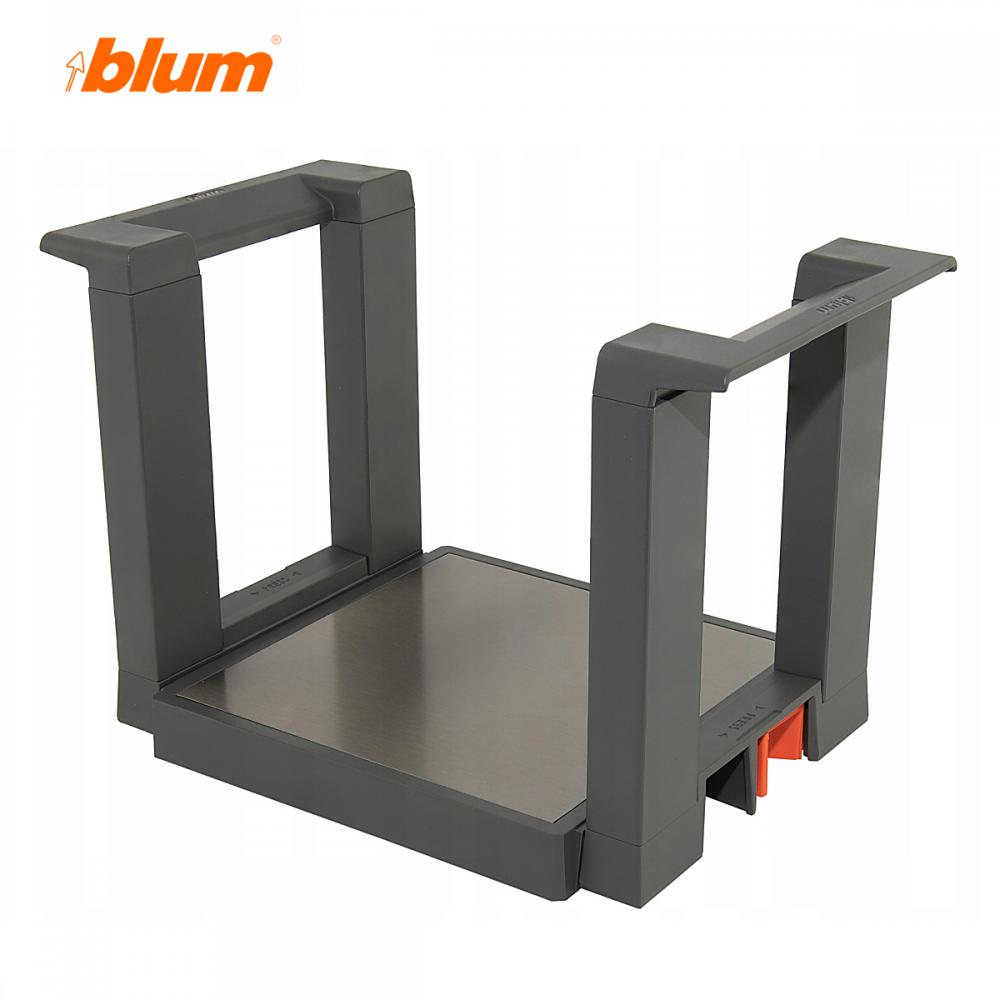 Porta Pratos Cinza Orion Escovado Ambia-Line Blum