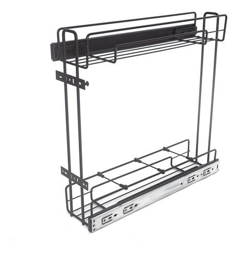 Porta Tempero Latas Óleo Deslizante Preto 2484 Jomer