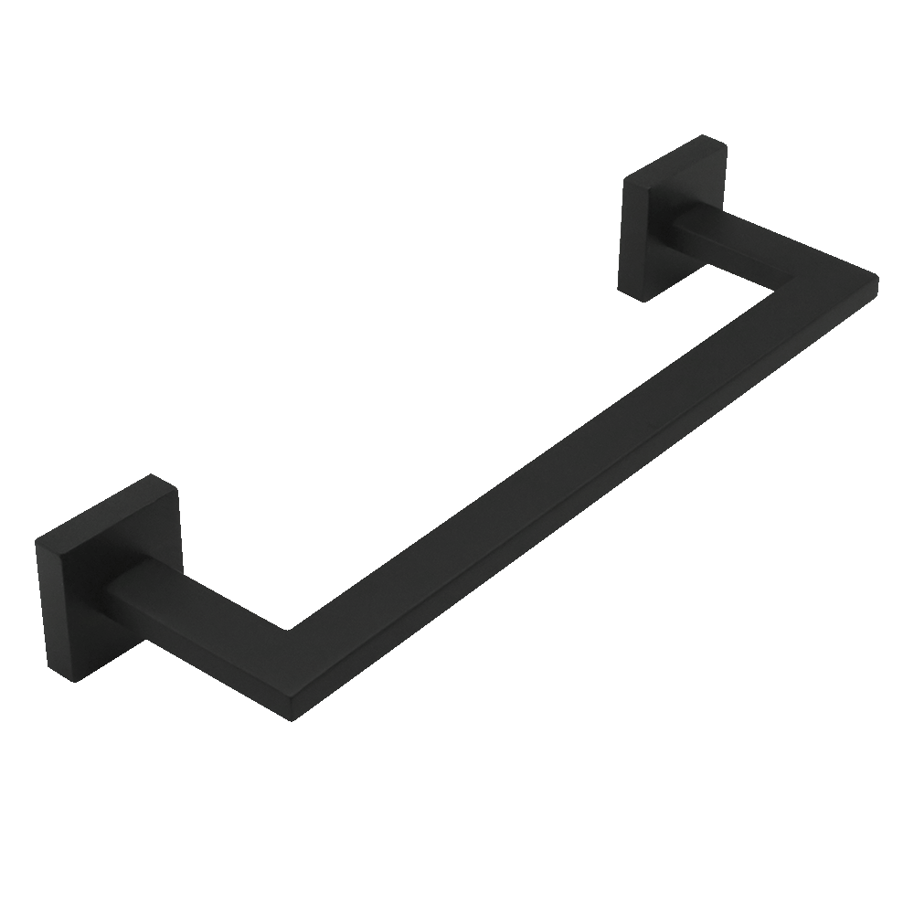 Porta Toalha Para Banheiro Italyline Eterna Black Inox