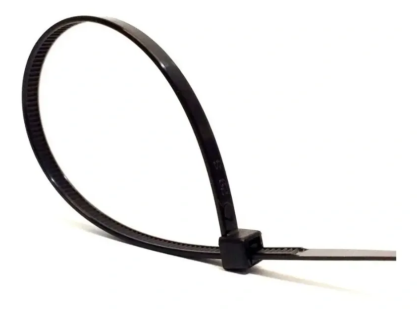 Abracadeira Nylon 3,7x151 Preta Frontec 100 unidades
