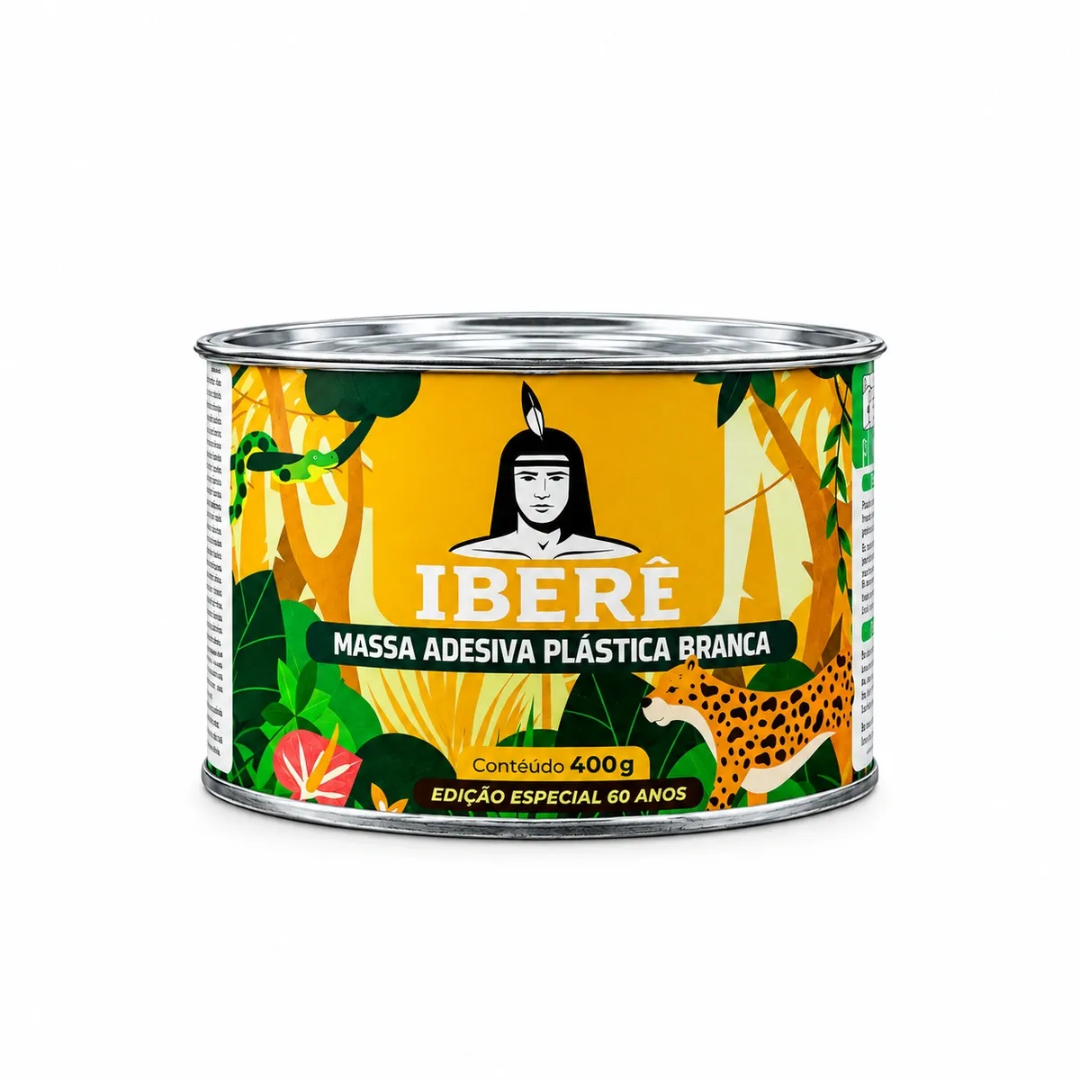 Massa Plastica 400Gr Branca Ibere