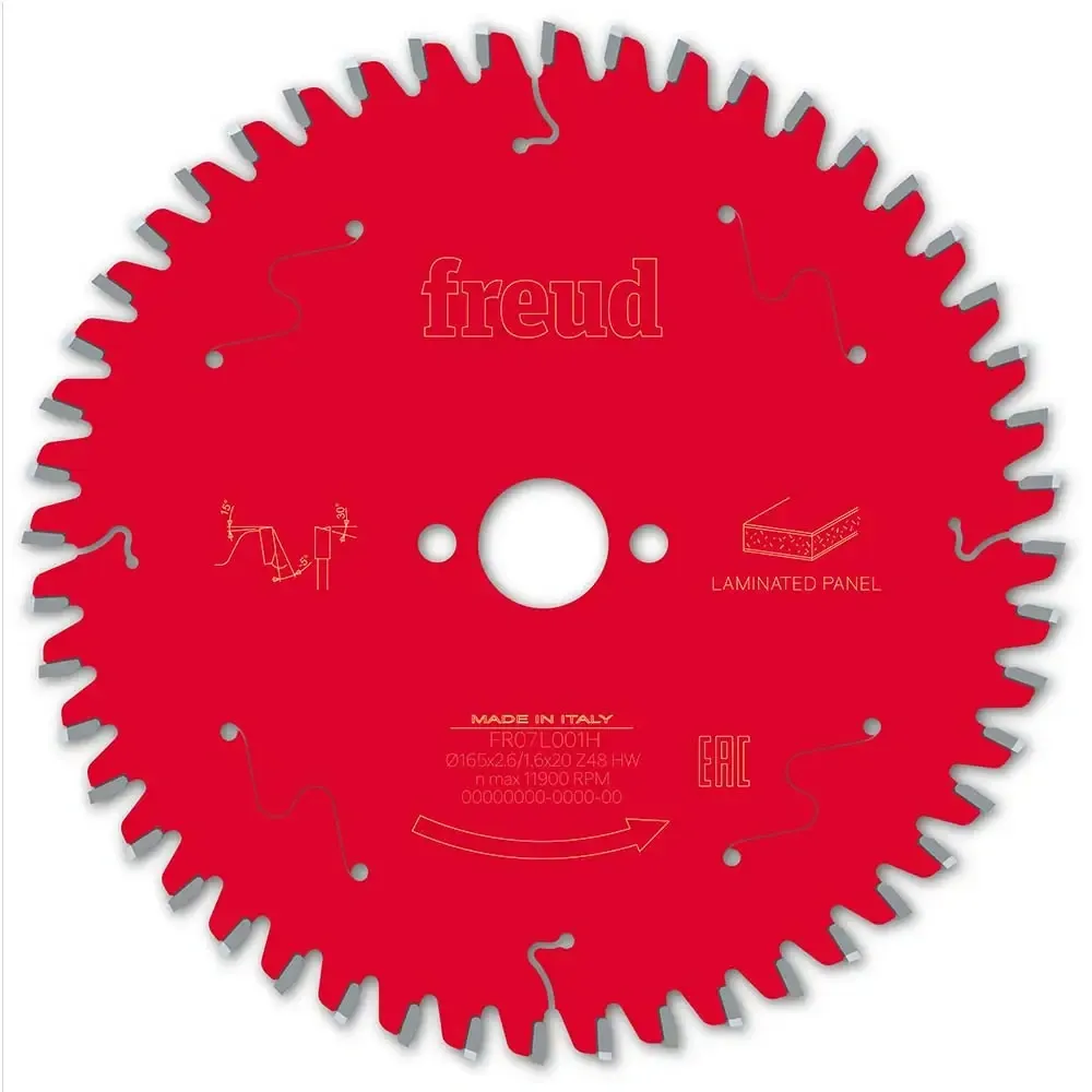 Serra Circular Para MDF FR07L001H 165x1,60mm 48 Dentes Freud