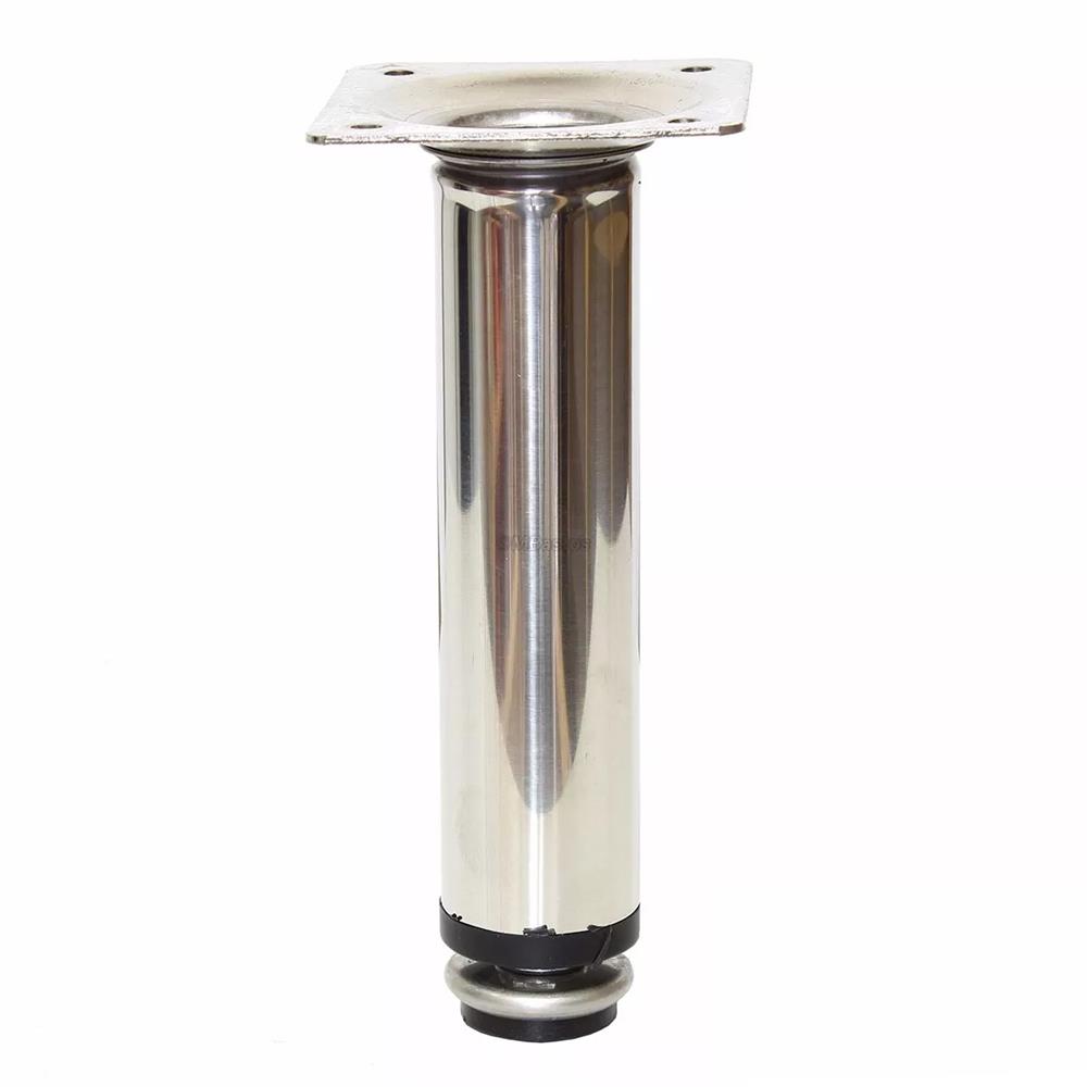 Pé Redondo para Móveis 13cm Inox Polido Renna