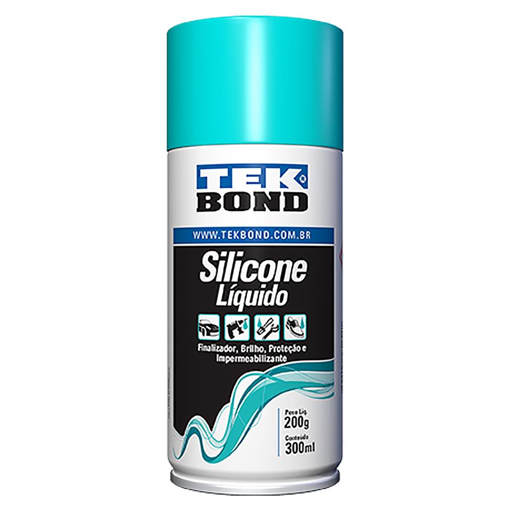 Silicone Lubrificante Em Spray 300 Ml Tekbond Incolor