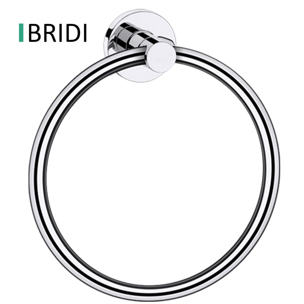 Porta Toalha Argola Para Banheiro Italyline Linha Bridi